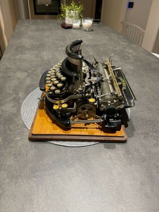 RARE Vtg Antique Imperial model B Typewriter Schreibmaschine Máquina de Escrever 2