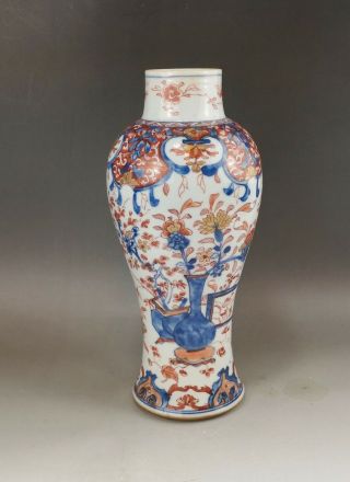 A Large/beautiful Chinese 18c Blue&white&red Vase - Kangxi