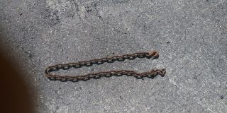 53 " Chain.  With Hook Industrial /steampunk.  /art Hangers / Farm Decor.