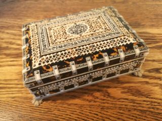 Decorative Victorian Indian Vizagapatam Table Box C1885 - Exceptional