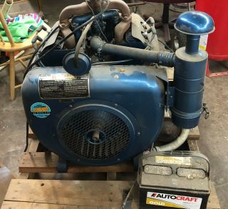 Wisconsin Air Cooled Engine Generator Winco Vf4d Antique Vintage