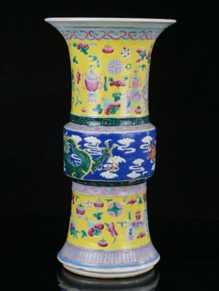 Large Antique Chinese Nyonya Straits Famiile Rose Porcelain Dragon Vase 19th C 2