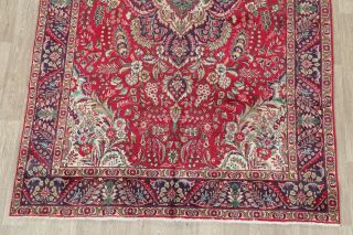 Vintage Floral Traditional Oriental Area Rug Hand - Knotted RED WOOL Carpet 6 ' x10 ' 5