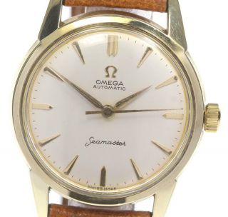 Omega Seamaster 14704 Cal.  591 Antique Ivory Dial Automatic Men 