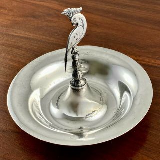 Erik Magnussen For Gorham Sterling Silver Bowl Or Jewelry Dish Cockatoo 1875 - 99