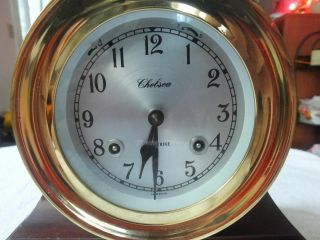Chelsea (boston) Shipstrike Clock Made In Usa No Key