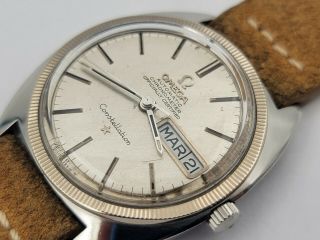 Vintage Omega 168.  029 Constellation C Automatic Cal Ω 751 Cosc Gold Bezel - 35mm