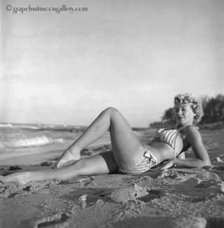 Bunny Yeager 1954 Pin - Up Camera Negative Photograph Physical Culture Pin - Up Fab