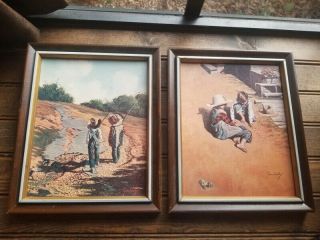 Rustic Vintage 1970s Huck Finn & Tom Sawyer ? Pictures By Jim Daly