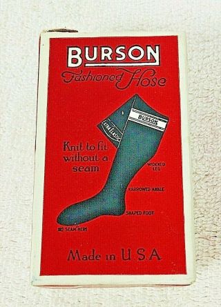 Vintage 3 Pairs Of Burson Doll Fashioned Hose,  Assorted Colors