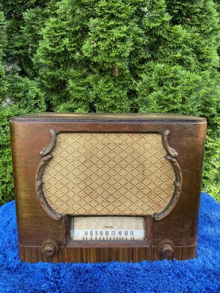Vintage Antique Silvertone Tube Radio 6230