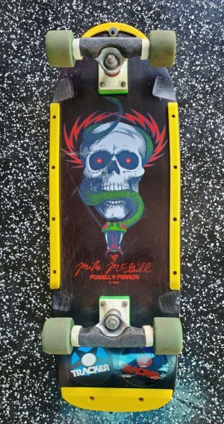 Vintage Powell Peralta 1985 Mike Mcgill Skateboard Skull & Snake Dogtown Sims