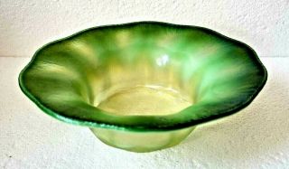 Antique Tiffany Studios Lct Favrile Opalescent Large Bowl