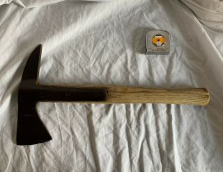 Old Antique Fireman’s/fire Brigade Axe - Merryweather & Sons