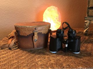 Vintage Halco Binoculars W/ Case 8x30 No.  39556 Japan