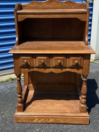 Pennsylvania House Solid Oak Entry Table Stand