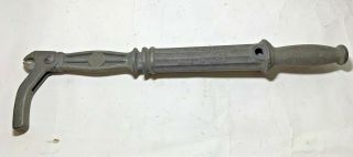 Suregrip No 56 Antique Cast Iron Nail Puller Tool Crescent Bridgeport Usa