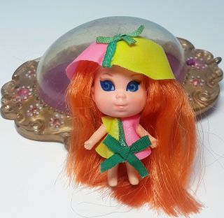 Vintage Mattel Liddle Kiddles Lucky Locket Kiddle Luana Doll & Locket