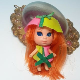 Vintage Mattel Liddle Kiddles Lucky Locket Kiddle LUANA Doll & Locket 2