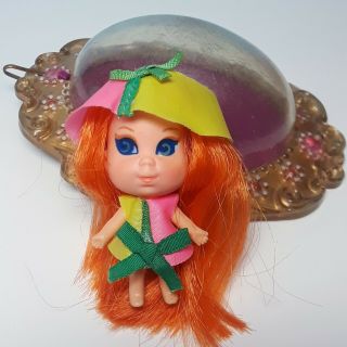 Vintage Mattel Liddle Kiddles Lucky Locket Kiddle LUANA Doll & Locket 3