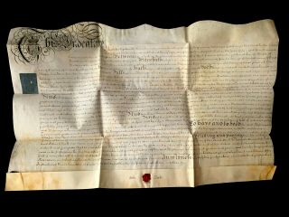 1764 Antique Parchment - John Clarke And James Morfee