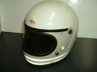 Vintage Bell Star Helmet,  Narrow Window (?) Size 7 Good Shape Msf Promo
