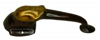 Elephant Head Design Antique Style Handmade Brass Wardrobe Door Handle Pull Knob