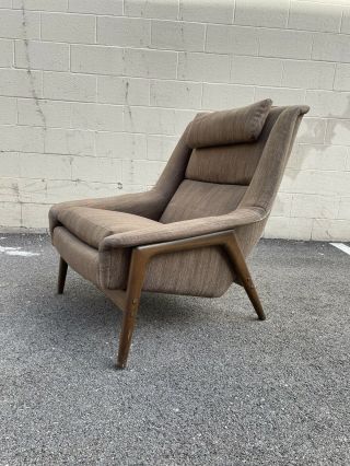 Folke Ohlsson Lounge Chair By Dux Mid Century Modern Mcm Danish Style