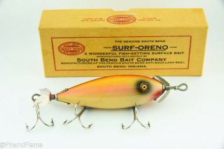 Vintage South Bend Reinforced Surf Oreno Antique Fishing Lure Lc26