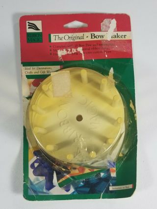 Vintage Ribbon Magic The Bow Maker Open Box In Factory Package