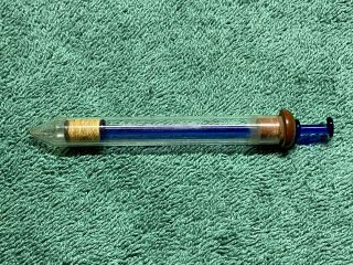 Civil War Era Small Glass Medical Irrigation Syringe