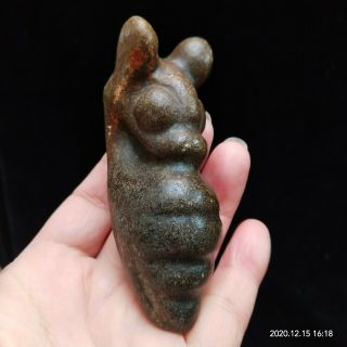 Listing Antique Chinese Natural Jade Carved The Animal Statue Pendant6698
