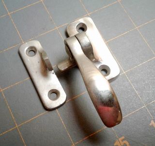 Vintage Stanley Kitchen Cabinet Latches Right Hand Nickle Plated No.  1292n