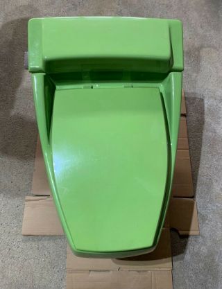 Vintage Mid Century Green Kohler Toilet W/ Elongated Seat