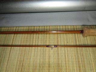 Rare Orvis Superfine Impregnated Bamboo Fly and Spin Fishing Rod 61/2 2 ps. 3