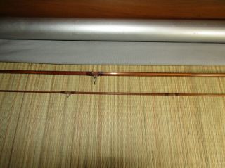 Rare Orvis Superfine Impregnated Bamboo Fly and Spin Fishing Rod 61/2 2 ps. 4