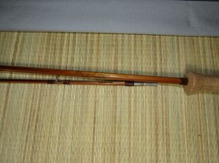 Rare Orvis Superfine Impregnated Bamboo Fly and Spin Fishing Rod 61/2 2 ps. 6