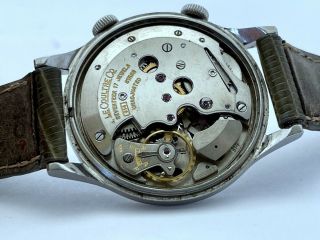 RARE 1960 ' s JAEGER LECOULTRE ALARM CAL.  814 DIAL STAINLESS STEEL 5