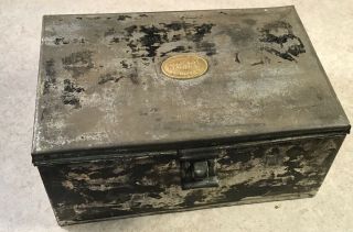 Antique U.  S.  Civil War Military Sword Belt Box Oehm & Company Baltimore