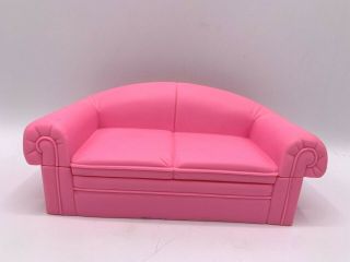 Vintage Barbie Doll House Furniture Pink Couch Mattel 1994 Plastic Toy