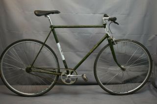 1973 Raleigh Record Vintage Single Speed Bike 60cm Large Ss Steel Charity