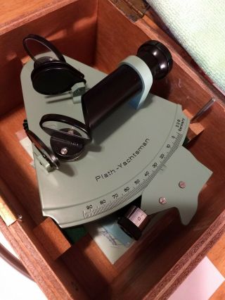 Yachtsman Sextant By C Plath Hamburg Germany With Case And Scope