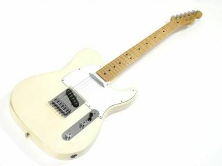 Electric Guitar Fender Mexico Standard Telecaster Vintage White Fret 90