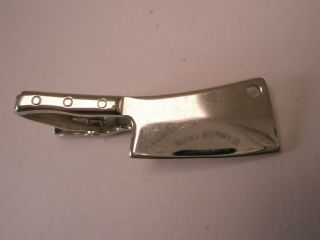 - Clever Chef Knife Chopped Vintage Tie Bar Clip Hells Kitchen Sous