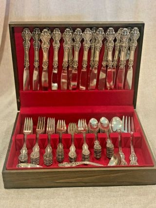 Reed & Barton King Francis Service For 17 (72 Piece Silverplate Set)