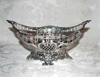 Antique English Victorian Sterling Silver Bowl London 1891