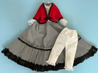 Vintage Doll Clothes: Tagged Madame Alexander " Monet " Portrait Gown Fits Cissy