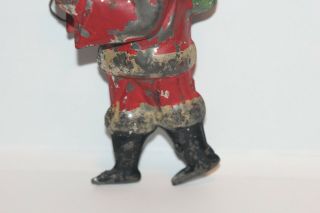 Antique Santa Claus Gunthermann Christmas Vintage Tin Metal Toy Germany Wind Up 4