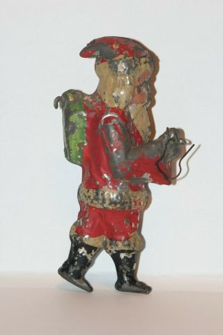Antique Santa Claus Gunthermann Christmas Vintage Tin Metal Toy Germany Wind Up 5