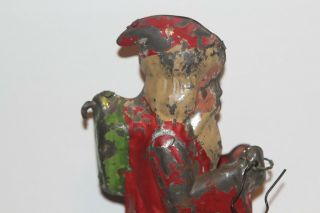 Antique Santa Claus Gunthermann Christmas Vintage Tin Metal Toy Germany Wind Up 6